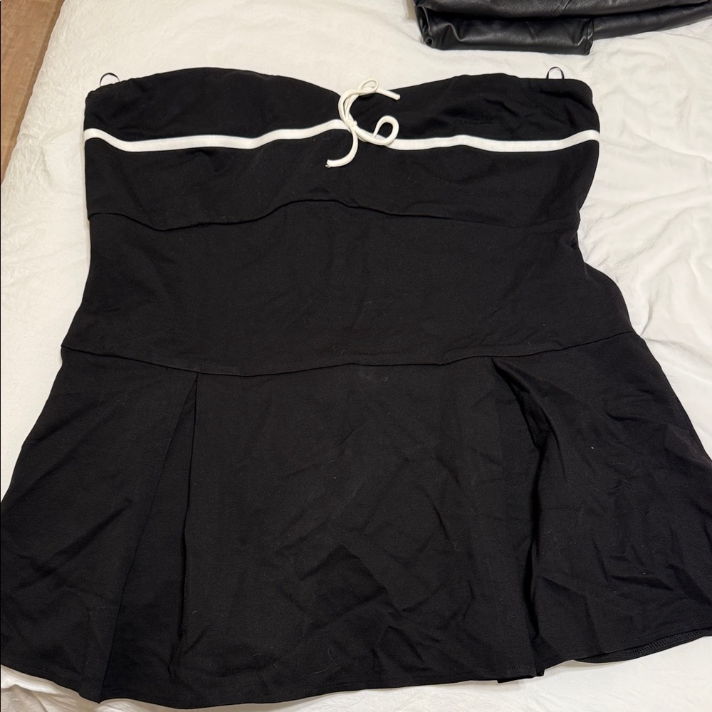 Fashion Nova Black and White Mini Dress